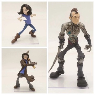 Alita: โมเดลฟิกเกอร์ Battle Angel Mini Epics Alita Dr. Ido Zapan ของเล่นสําหรับเด็ก