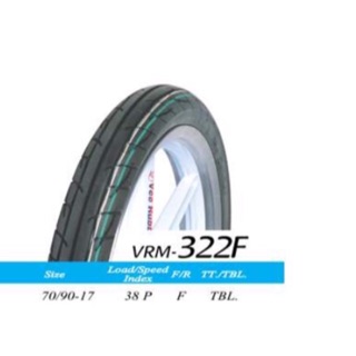 ยางนอก 70/90-17 TL TUBELESS VRM305 VRM322 VEE RUBBER