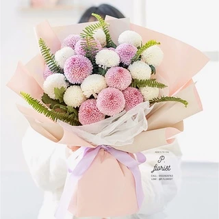 (แพ็ค 20 แผ่น) กระดาษฟลาวด์สีพื้น 58x58 ซม. PF-P001 กระดาษห่อดอกไม้ กันน้ำ100% แผ่นพลาสติกห่อดอกไม้ กระดาษห่อช่อดอกไม้