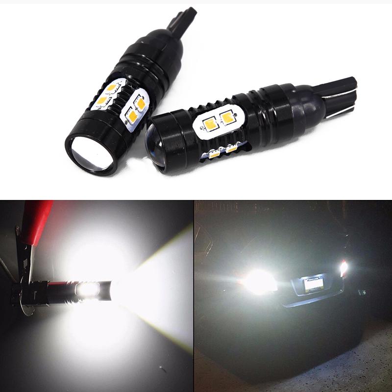 หลอดไฟสํารอง 50 w cree 921 912 t 10 led 6000 k hid สีขาว 2 ชิ้น/ชุด