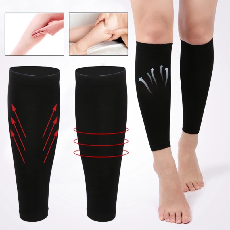 ถุงเท้าแพทย์ แบบยืดหยุ่นสูง ป้องกันเส้นเลือดขอด เส้นเลือดขอด น่อง ขา การไหลเวียนโลหิต สําหรับทุกเพศ 1 คู่