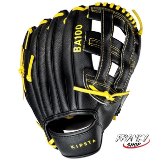 ถุงมือเบสบอลข้างซ้าย ถุงมือ PVC เบสบอล GLOVE LEFT HAND BASEBALL