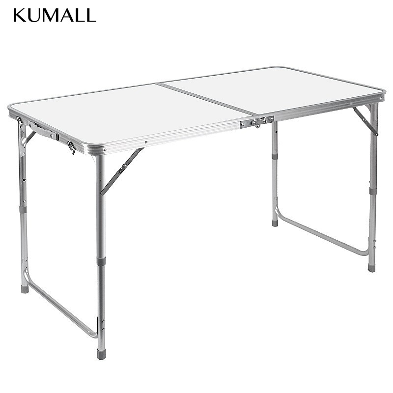 KUMALLโต๊ะสนาม  พับได้ อลูมิเนียม รุ่น OTD-A1 ขนาด 120x60x70 ซม. (สีขาว)