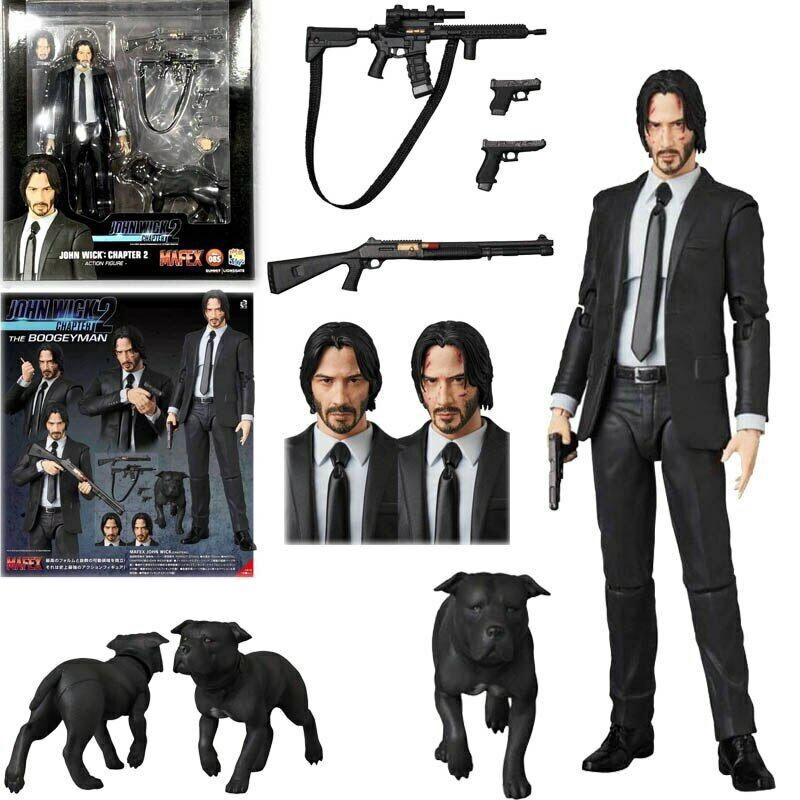 New Medicom Toy Mafex 085 John Wick Chapter 2 Action Figure 16cm In Box Gift 