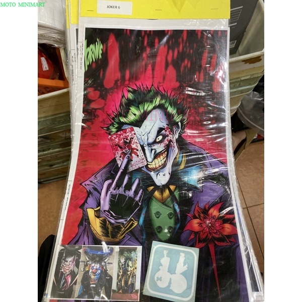 สติ๊กเกอร์ JOKER OR CLOWN สําหรับฝาครอบแตร