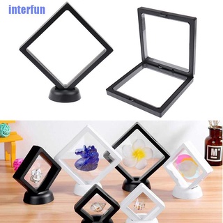 (Interfun) กล่องเคส ทรงสี่เหลี่ยม 3 มิติ สําหรับใส่เครื่องประดับ