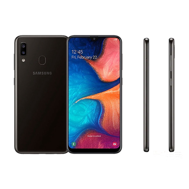 ของแท้ 100 %Samsung Galaxy A20 A205F โทรศัพท์มือถือปลดล็อก Octa Core 13MP กล้อง6.4 ''ลายนิ้วมือ NFC 3GB RAM 32GB ROM Dua #8