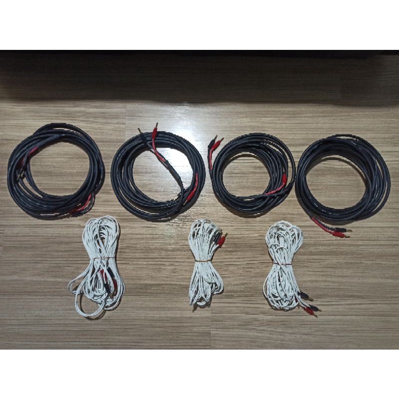 สายลำโพง canare4S8 สายลำโพง Blackrhodium รุ่น twist  รวม 7 เส้น