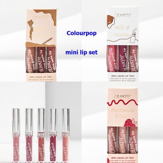 ของแท้ พร้อมส่ง ColourPop mini lip set