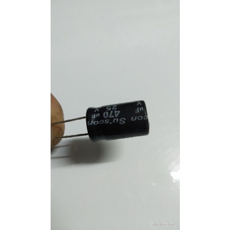 คาปาซิสเตอร์ ค่า470uf/25v