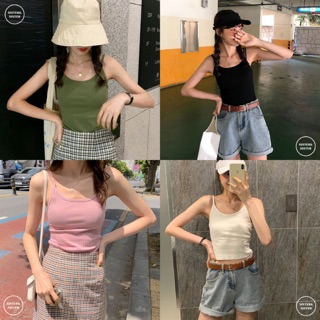 พร้อมส่ง🍦Basic tank Top / เสื้อกล้าม / เสื้อครอป /เสื้อสายเดี่ยว