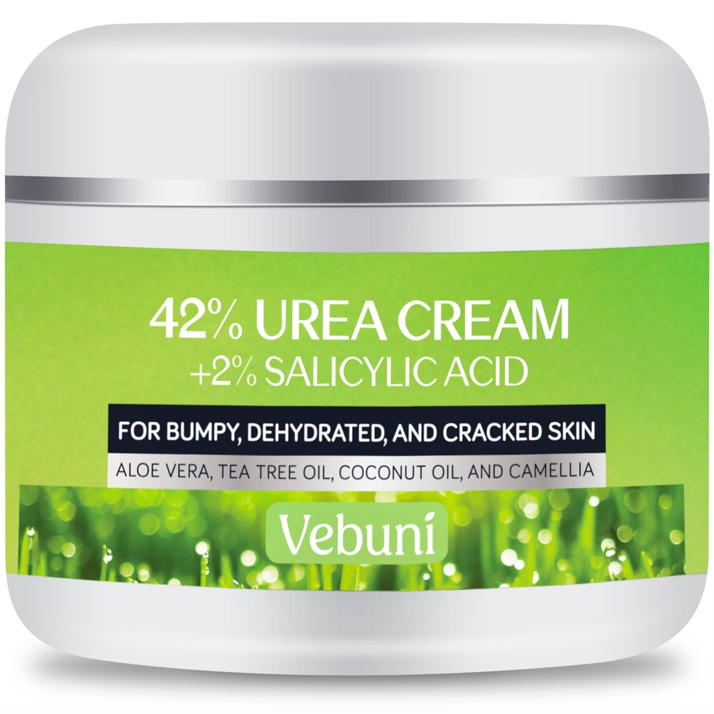 Vebuni Urea Cream ครีมยูเรีย - Amazon's Choice - 42% Salicylic Acid 110g สำหรับส้นเท้าแตก เท้าแห้ง เข่าและข้อศอก