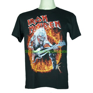 เสื้อวง Iron Maiden เสื้อไซส์ยุโรป ไอเอิร์นเมเดน ไอร่อน PTA1530 เสื้อวงร็อค เมทัล สากล