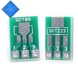 Sot89 SOT223 to DIP PCB แผ่นบอร์ดโมดูลถ่ายโอน DIP Pin Pitch อะแดปเตอร์ 20ชิ้น/ชุด