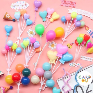 [พร้อมส่ง🇹🇭] มินิบอลลูนตกแต่งเค้ก Balloons Cake Topper