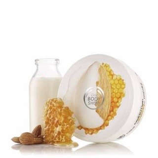 ครีม The Body Shop Almond Milk &amp; Honey 200ml.