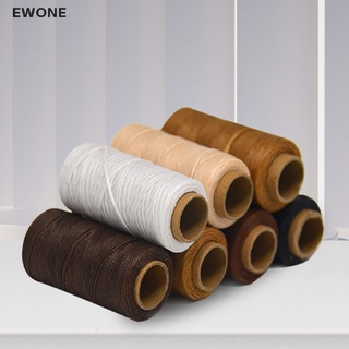 Ewone ขายดี สายด้ายเคลือบแว็กซ์ สําหรับเย็บเครื่องหนัง งานฝีมือ DIY