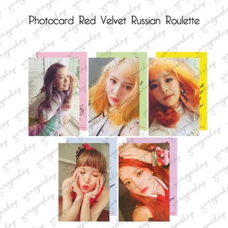 (พร้อมส่ง/เซต) Rv RUSSIAN ROULETTE Revee PHOTOCARD FAN MADE UNOFFICIAL YANGPASHOP IRENE SEULGI JOY