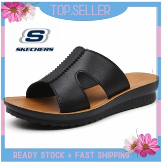 [พร้อมส่ง] *Skechers__go Walk Arch Fit รองเท้าแตะโลฟเฟอร์ ส้นแบน แบบสวม สําหรับผู้หญิง ผู้ชาย