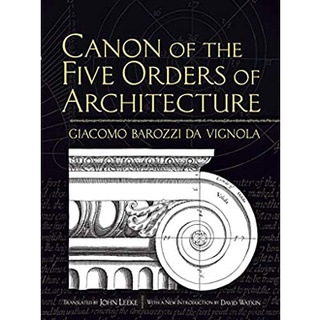 Canon of the Five Orders of Architecture หนังสือภาษาอังกฤษมือ1(New) ส่งจากไทย