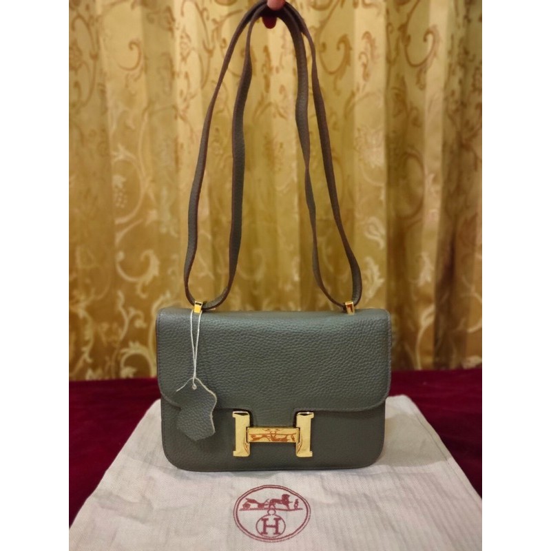 Hermes Constance epsom งานพรีเมี่ยม✅มือ 2สภาพ80%✅Size 24 cm.📌เกรดดดีสุด สินค้าจริงตามรูป เนื้องานสวย