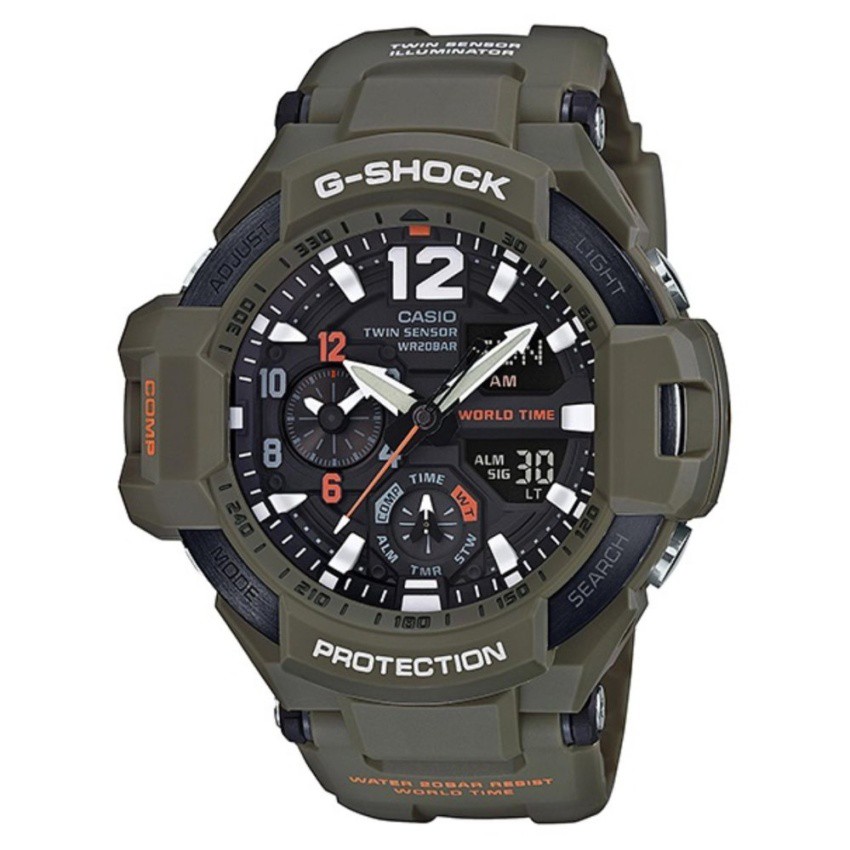 Casio G-Shock นาฬิกาข้อมือรุ่น Gravitymaster GA-1100KH-3ADR - ประกัน CMG 1 ปี