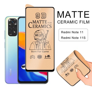 เคลือบด้าน เต็มรูปแบบ เซรามิก ป้องกันหน้าจอ ฟิล์มนุ่ม Xiaomi Redmi Note 11 10 12 Pro 11S 12S 10S 12Pro+ Poco X3 NFC F3 X3 Pro GT