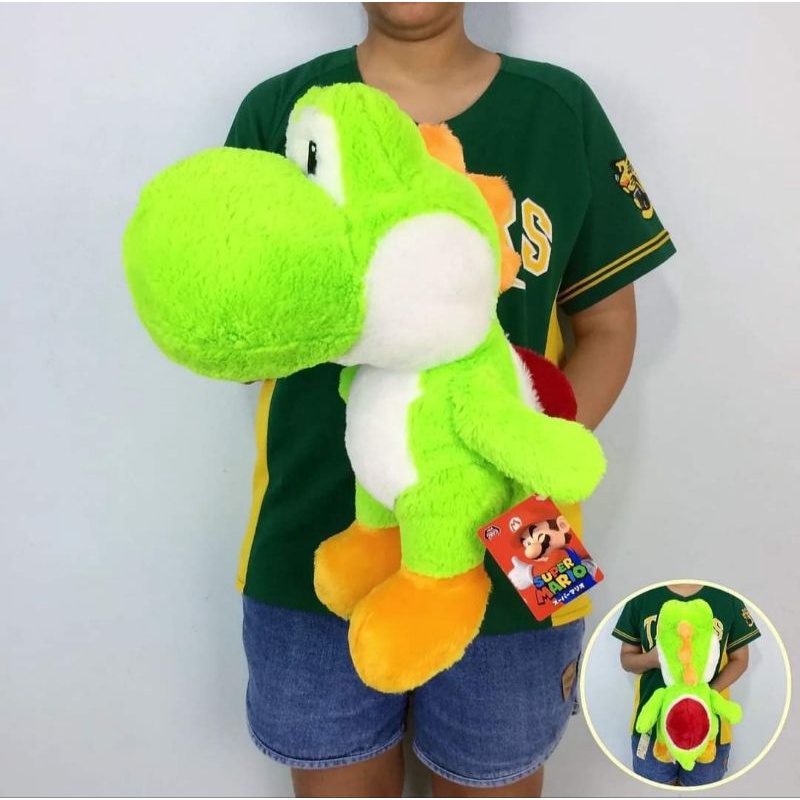 ตุ๊กตาซุปเปอร์มาริโอ้ โยชิ เรื่อง Supermario Doll งานแท้ญี่ปุ่น ป้ายห้อย