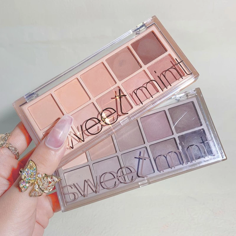 อายแชโดว์พาเลทชิมเมอร์กันน้ํา 10 สี No.Sweetmint 10 สี thumbnail 10