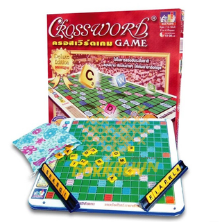 ครอสเวิร์ด (Crossword) เกมต่อศัพท์ภาษาอังกฤษ รุ่นทั่วไป ชุดมาตรฐาน (กระดานพลาสติก)