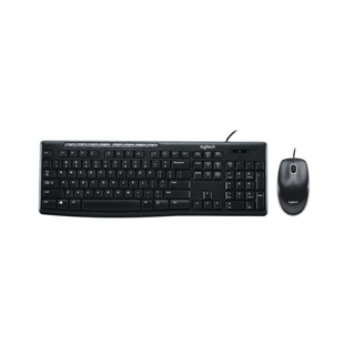 Logitech MK200 Media Desktop (เมาส์ คีย์บอร์ด พร้อมปุ่มคีย์ลัด 8 ปุ่ม)