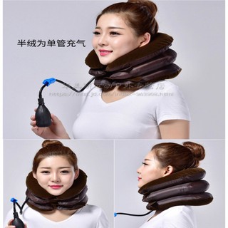 cervical neck traction device หมอนรองคอศูนย์ยากาศ 3 ชั้น