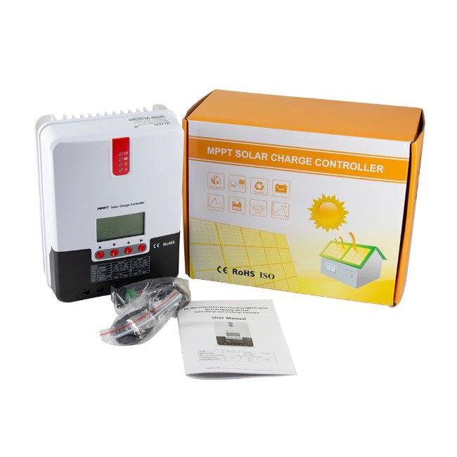 โซล่าร์ซาร์จคอนโทรลเลอร์  SRNE  MPPT  บูสกระแสได้ดี ของแท้ 100%