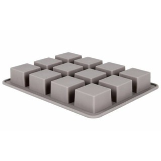 พิมพ์ซิลิโคน ทำขนม โมล์สบู่ ลายสี่เหลี่ยม Rectangular silicone mold