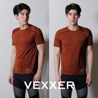 Vexxer TopDye Running Shirt X01 – สีส้ม เสื้อกีฬา แขนสั้น เสื้อวิ่ง ออกกำลังกาย