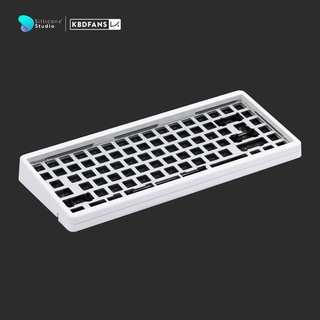 คีย์บอร์ด KBDFans D84 V2 75% DIY KIT E-White, Aluminium DIY kit