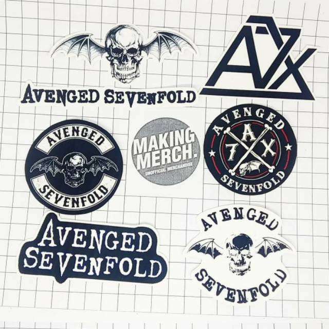 สติ๊กเกอร์วง Avenged Sevenfold / AX7