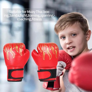 นวมชกมวยเด็ก 6OZนวมเด็ก น้ำหนักเบามากนิ่มดี ถุงมือมวย นวมซ้อมมวย Children Kids Boxing Gloves นวมมือฝึกอบรมสำหรับเด็ก