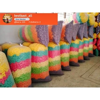 อาหารปลาข้าวโพดสีทำกระทง ถุงจัมโบ้ใหญ่ที่สุด 3-4โล