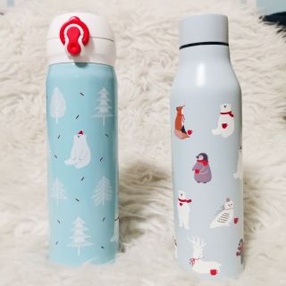 ขวดน้ำเก็บอุณหภูมิร้อนและเย็น Stainless Polar Bear  2019 Starbucks Thailand + Thermos XMas