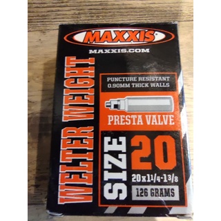 MAXXIS ยางใน 20x 1 1/4-1 3/8 ,FV40mm.ราคาพิเศษ