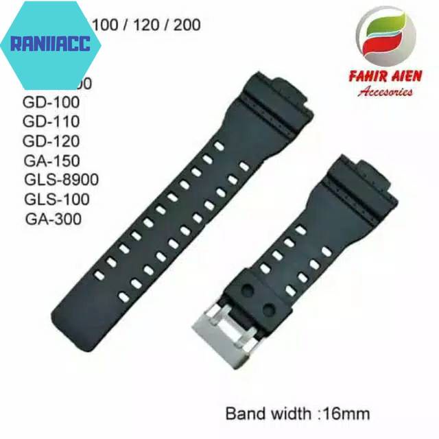 CASIO G-SHOCK GA100 GA110 GA120 GA200 GA300 WATCH STRAP.