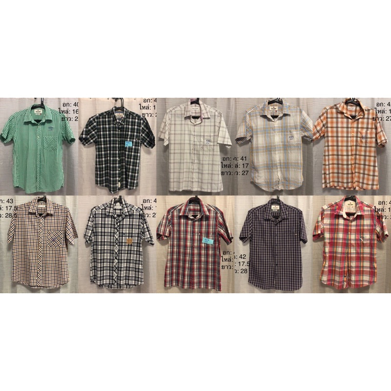 เสื้อเชิ้ตผู้ชาย John Henry, GQ, Guy Laroche ไซส์เล็ก ผู้หญิงใส่ได้