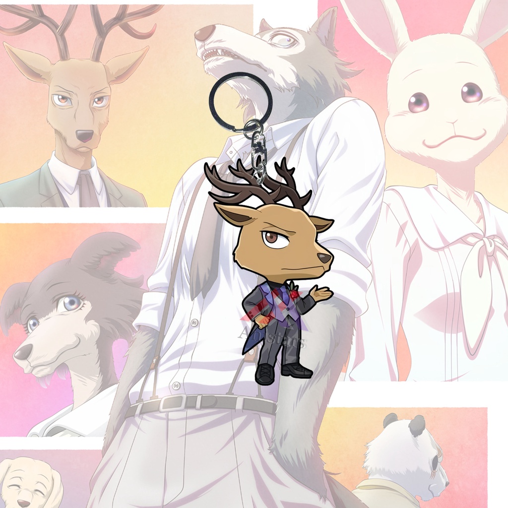 GANTUNGAN Beastars Louis พวงกุญแจอนิเมะ - พวงกุญแจ - ของที่ระลึก - พวงกุญแจ - Beastar