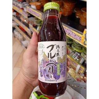 ecook เครื่องดืม บลูเบอร์รี่ พร้อมเนื้อจากธรรมชาติ 50% hisupa dk junzo sen blueberry drink 500ml