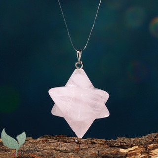 Merkaba สร้อยคอจี้คริสตัล ประดับเพชรพลอย พร้อมเชือกฟรี สําหรับผู้หญิง และผู้ชาย