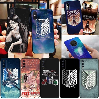 เคสโทรศัพท์ซิลิโคน TPU แบบนิ่ม ลาย SL4 อนิเมะ Attack on Titan สีดํา สําหรับ Xiaomi Mi 11 Lite 11 Ultra CC9 Poco M3 Poco X3 NFC X3 Pro X3 Pro