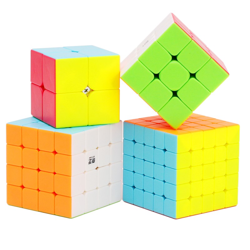 Qiyi Rubik's Cube Complete Set Children Rubik's Cube Toy Set ของเล่น ...