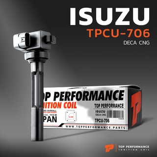 คอยล์จุดระเบิด ISUZU DECA CNG NKR 4HF1 - TPCU-706 - TOP PERFORMANCE - คอยล์หัวเทียน คอยล์ไฟ อีซูซุ สิบล้อ หกล้อ รถบรรทุก