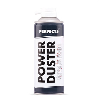 PERFECTS สเปรย์ลมกำจัดฝุ่น 400ml สีเทา ใช้กำจัดฝุ่นในอุปกรณ์ไฟฟ้า ของแท้ ส่งด่วน ส่งไว